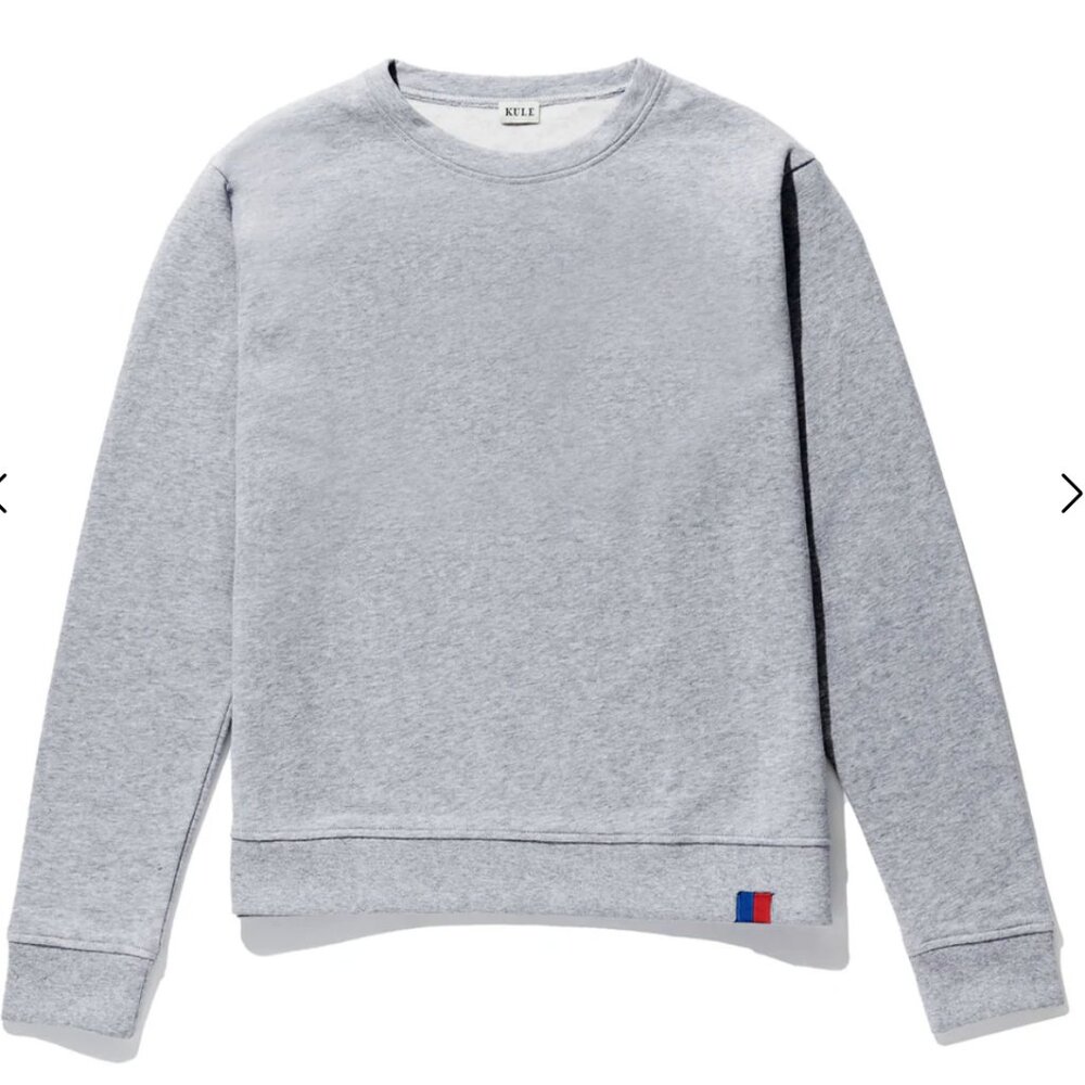 Kule Sweatshirt The Raleigh in Heather Gray Small